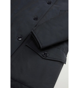 Woolrich Parka artico in tessuto Ramar blu navy
