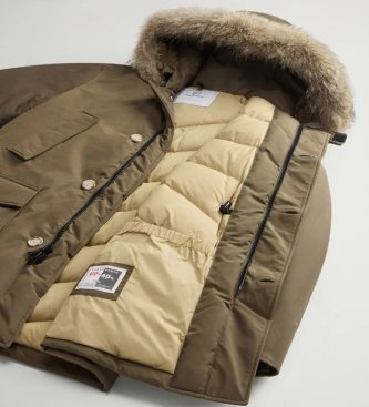 Woolrich Parka Arctic Déhoussable verte