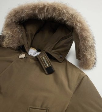 Woolrich Parka Arctic Déhoussable verte