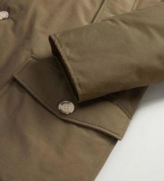 Woolrich Parka Arctic Déhoussable verte