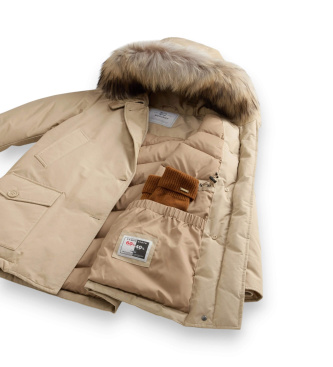 Woolrich Parka Arctic Fur beżowa