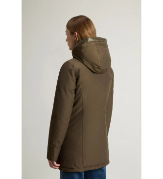 Woolrich Artic Parka in Ramar Cloth green