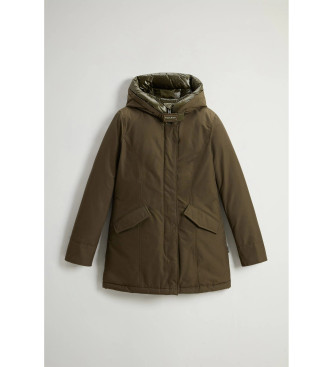 Woolrich Artic Parka in Ramar Cloth green