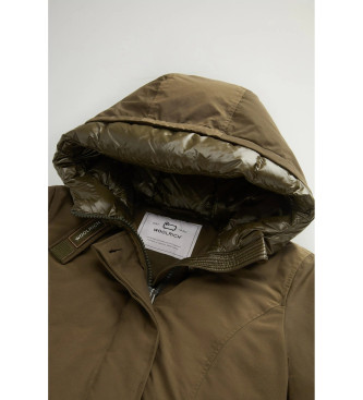 Woolrich Artic Parka in Ramar Cloth green