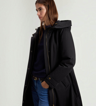 Woolrich Parka Faux Fur negro