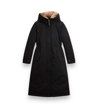 Woolrich Parka Faux Fur negro