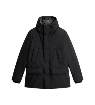 Woolrich Czarna parka Cloud Arctic