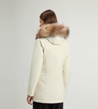 Woolrich Parka Luxury Ártico Guaxinim bege
