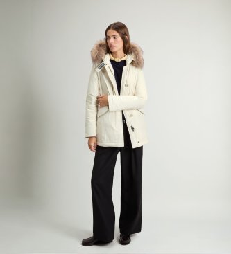 Woolrich Parka Luxury Ártico Guaxinim bege
