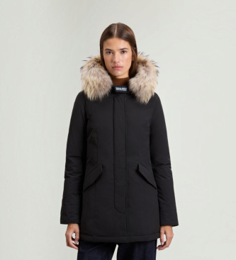Woolrich Parka Luxury Arctic Raccoon negro