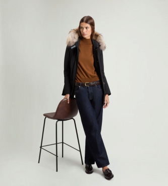 Woolrich Parka Luxury Arctic Raccoon negro