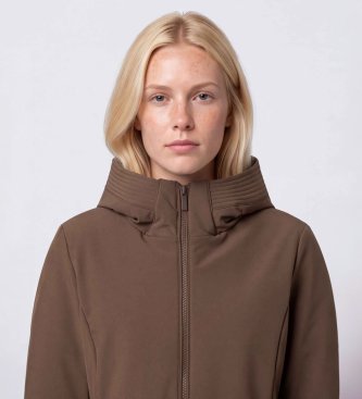 Woolrich Parka New Firth Down marrone