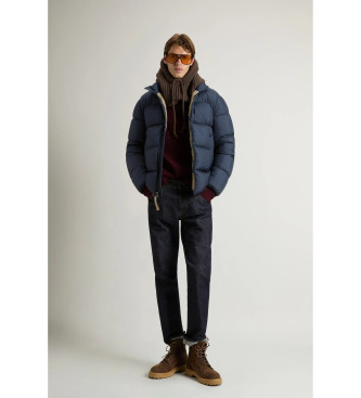 Woolrich Cloud microfleece jacket in navy microfleece