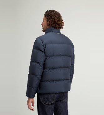 Woolrich Casaco de microfibra Cloud em microfibra azul-marinho