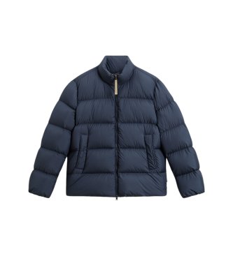 Woolrich Casaco de microfibra Cloud em microfibra azul-marinho