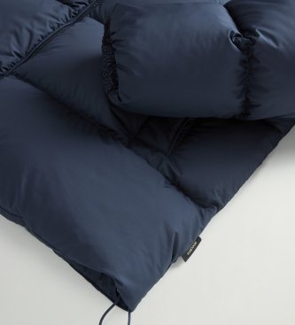 Woolrich Casaco de microfibra Cloud em microfibra azul-marinho