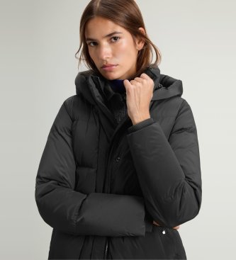 Woolrich Piumino Kelly lungo nero