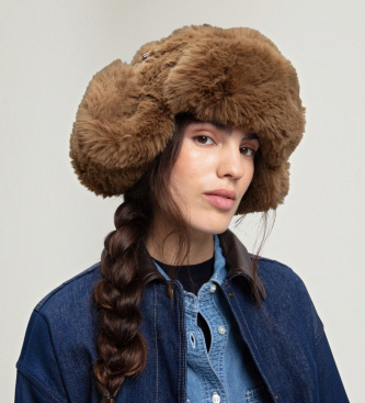 Woolrich Rjava kapa Arctic
