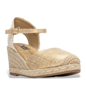 Xti Espadryle 145337 złote