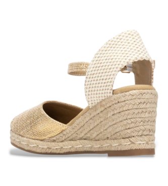 Xti Espadryle 145337 złote