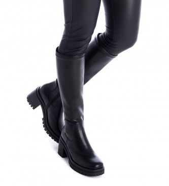 Xti Botas 140191 negro -Altura tacón: 7cm- - Tienda calzado, moda y complementos - zapatos de marca y zapatillas de marca