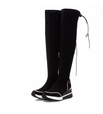 Xti Boots 140547 black -Height: 7cm