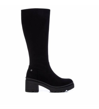 Xti 140579 black boots -Height: 6 cm
