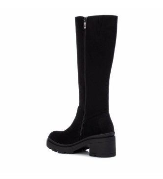 Xti 140579 black boots -Height: 6 cm