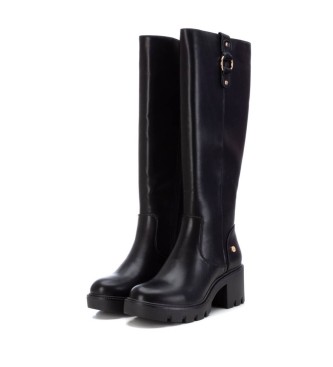 Xti Stiefel 141542 schwarz -Absatzhhe 6cm