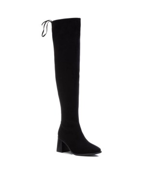 Xti Bottes 142100 noires - Hauteur du talon 7cm