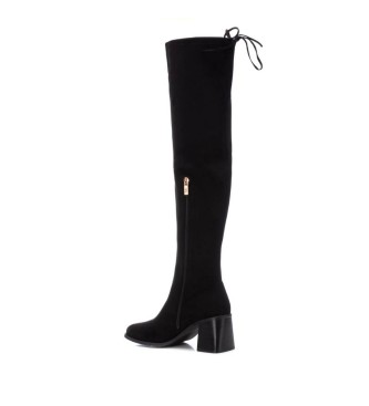 Xti Bottes 142100 noires - Hauteur du talon 7cm