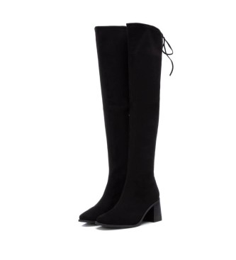 Xti Stiefel 142100 schwarz -Absatzhhe 7cm