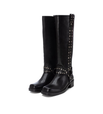 Xti Bota feminina Xti 143415 preto