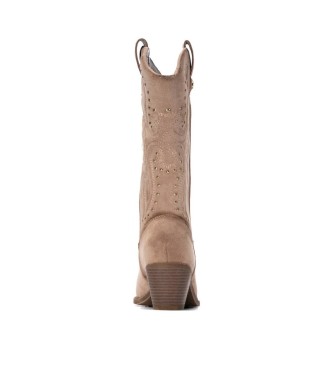 Xti Beige boots 146102