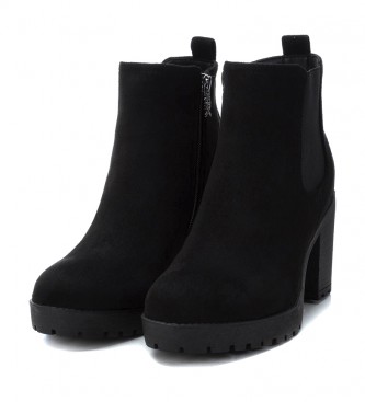 Xti Ankle boots 034351 black -heel height: 8 cm