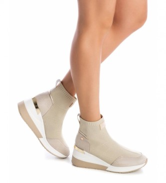 Xti Botas de tornozelo 044172 bege -Altura cua: 7cm - Esdemarca Loja moda,  calçados e acessórios - melhores marcas de calçados e calçados de grife