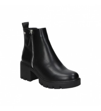 Xti Ankle boots 044584 black -heel height: 7 cm