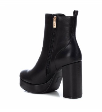 Xti Black casual ankle boots -Heel height 10cm