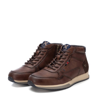 Xti Xti Botas de tornozelo para homem 143215 castanho