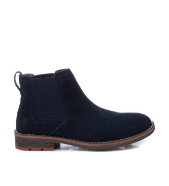 Xti Lederstiefeletten 143265 Blau