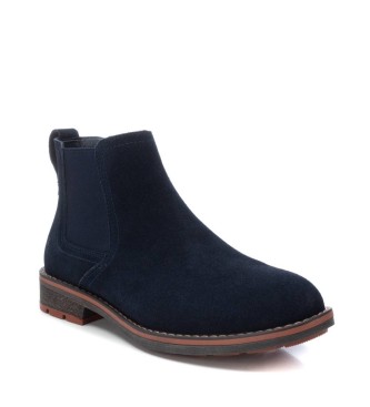 Xti Botins em pele 143265 Azul