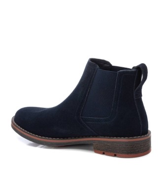 Xti Bottines en cuir 143265 Bleu