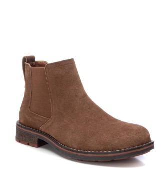 Xti Xti Botas de tornozelo para homem 143265 castanho