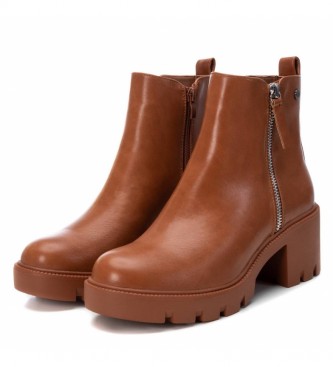 Xti Ankle boots 042914 brown -Heel height: 6cm