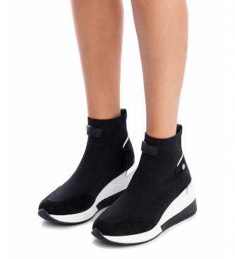 Xti Botines 044172 negro -Altura cuña: 7cm- - Tienda Esdemarca moda,  calzado y complementos - zapatos de marca y zapatillas de marca