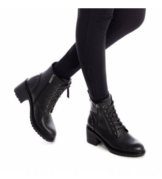 Xti Ankle boots 044339 black -Heel height: 6 cm