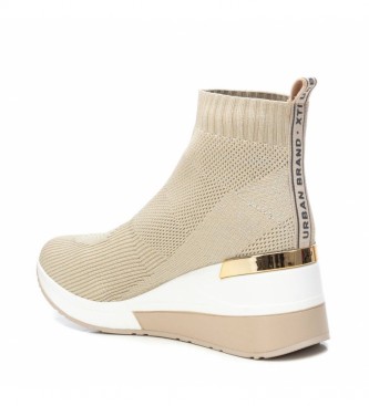 Xti Ankle boots 044514 beige -Height cua: 7cm