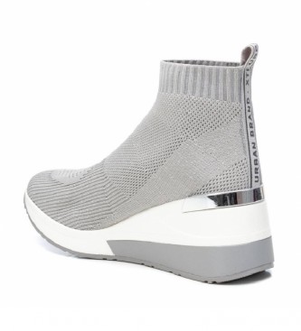 Xti Ankle boots 044514 gray -Height cua 7 cm