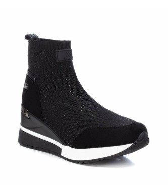 Xti Ankle boots 140056 black - Height 7cm wedge