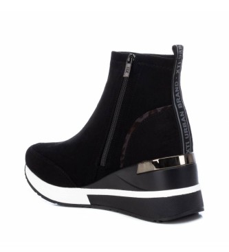 Xti Sports ankle boots 140057 black - Height 7cm wedge